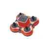 Califone Listening First 1114-RD Stereo Jackbox, 4-Position, Red