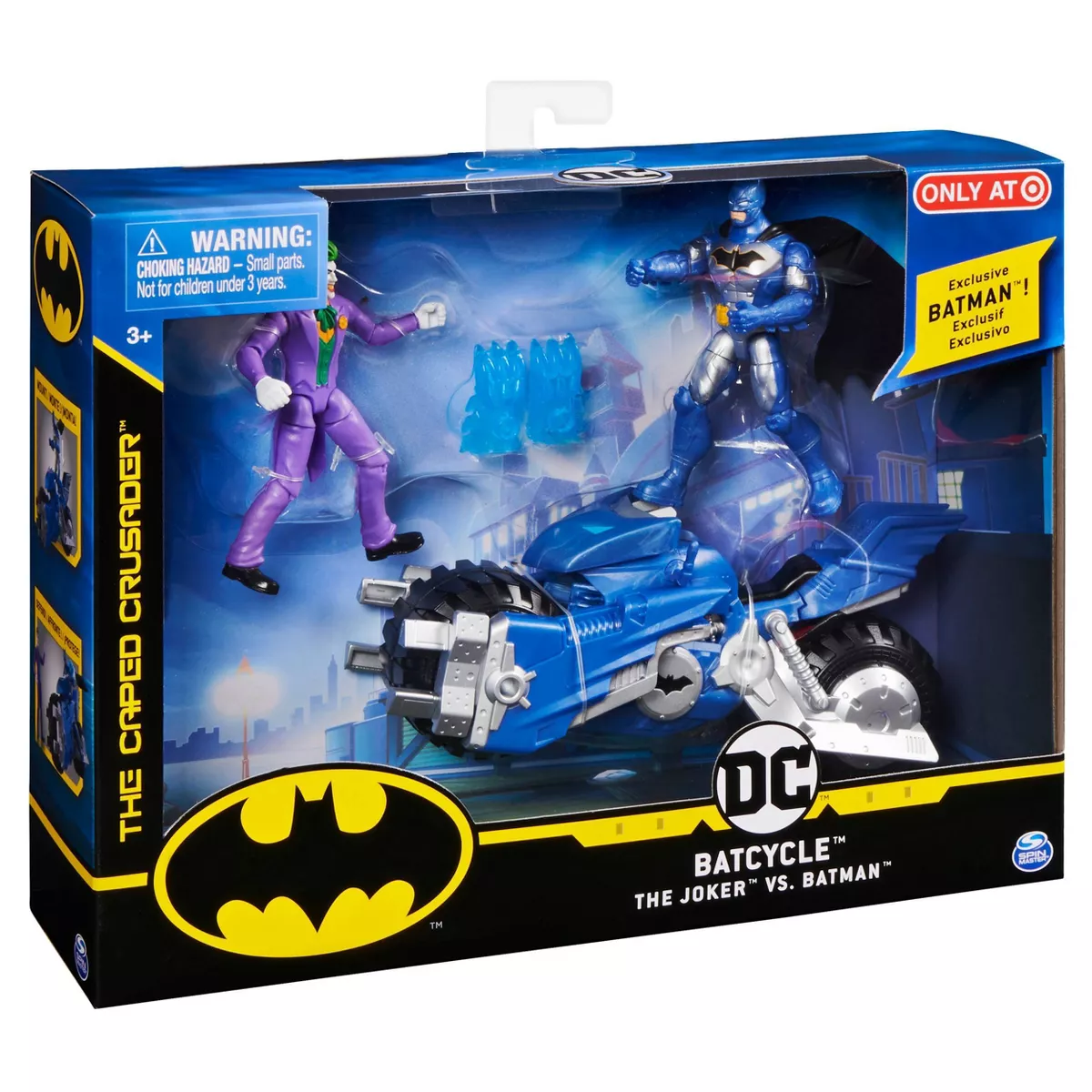 BATMAN Batcycle Vehicle with Batman and The Joker 4