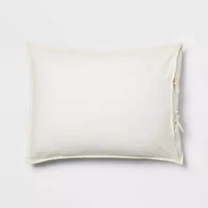 Standard Pick Stitch Medallion Quilt Sham Yellow - Threshold™