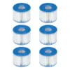 Intex 29001E PureSpa Type S1 Easy Set Pool Filter Cartridges (6 Filters)