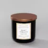 12oz Black Glass Jar 2-Wick Candle Sweet Tobacco - The Collection by Chesapeake Bay Candle