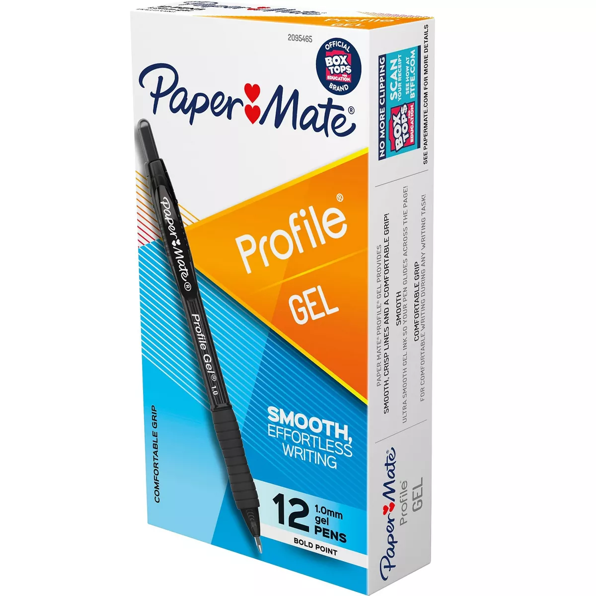 Paper Mate Retractable Gel Pen, Bold 1 mm, BLK Ink 2095465