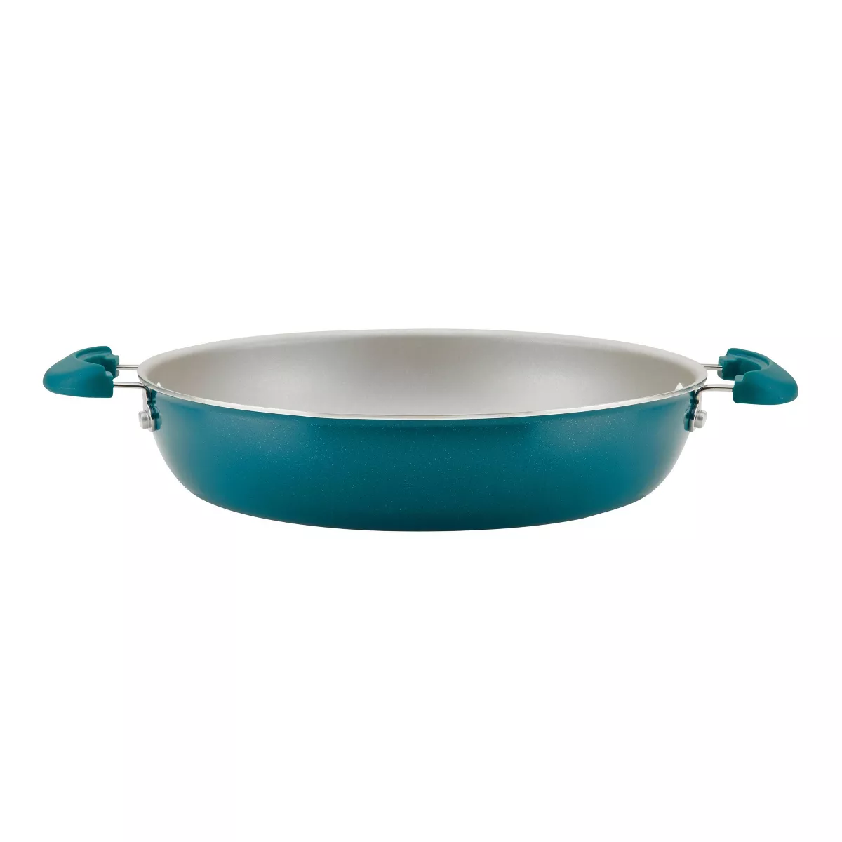 Rachael Ray Create Delicious 8pc Aluminum Nonstick Cookware Stacking Set Teal