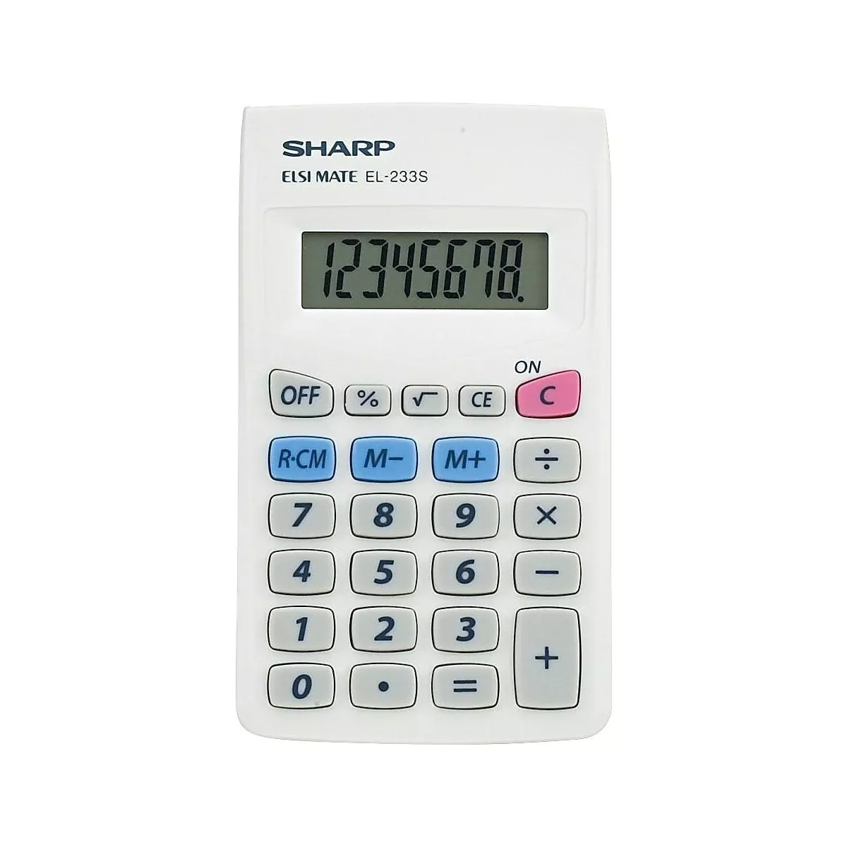 Sharp EL233SB Pocket Calculator 8-Digit LCD