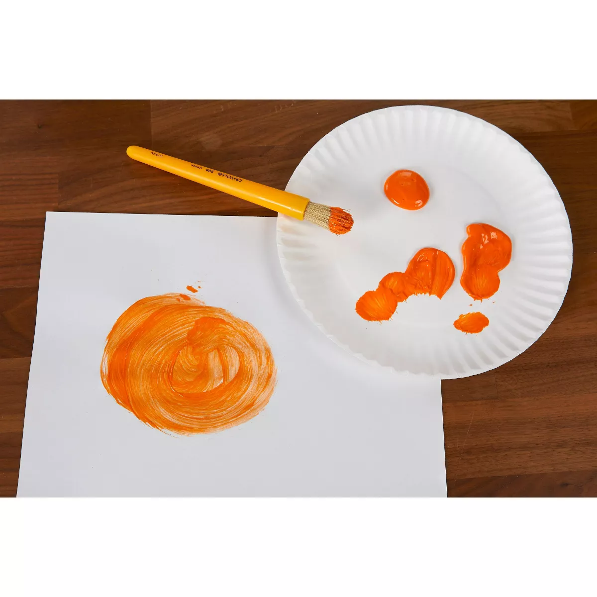 Crayola Washable Paint Orange 1 gal 542128036