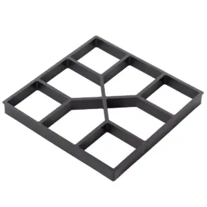 Gardenised Decorative Pavement Mold Cement Form Stamp Walkway Maker Patio Stepping Stone Pavers Reusable Pathway Mould, 2 Pack