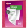 1.5" Slant Rings 220 Sheet Capacity Durable View Binder Pink - Avery