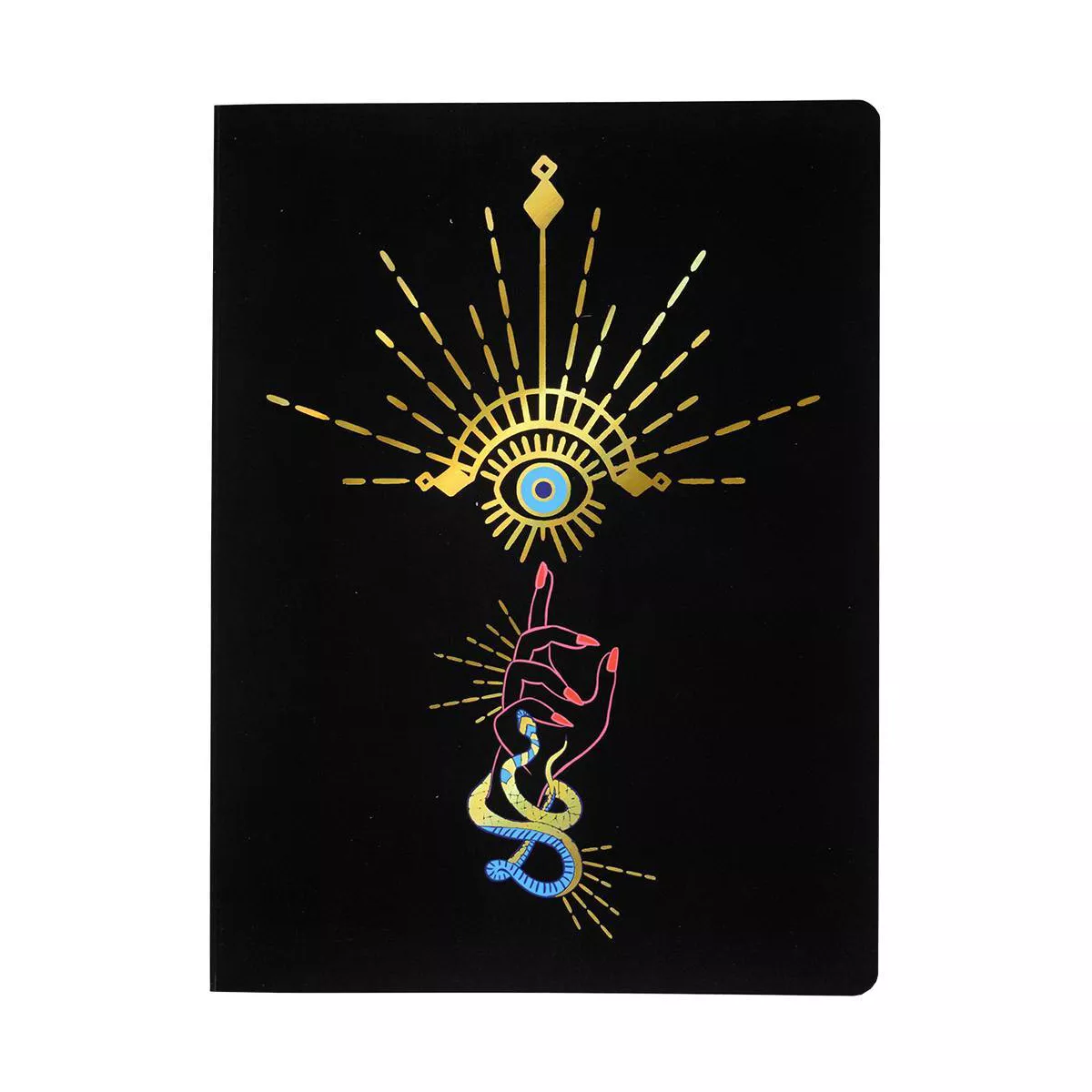 Lined Journal Mystical Eye and Snake 8" x 6" 120 Sheets - Top Flight