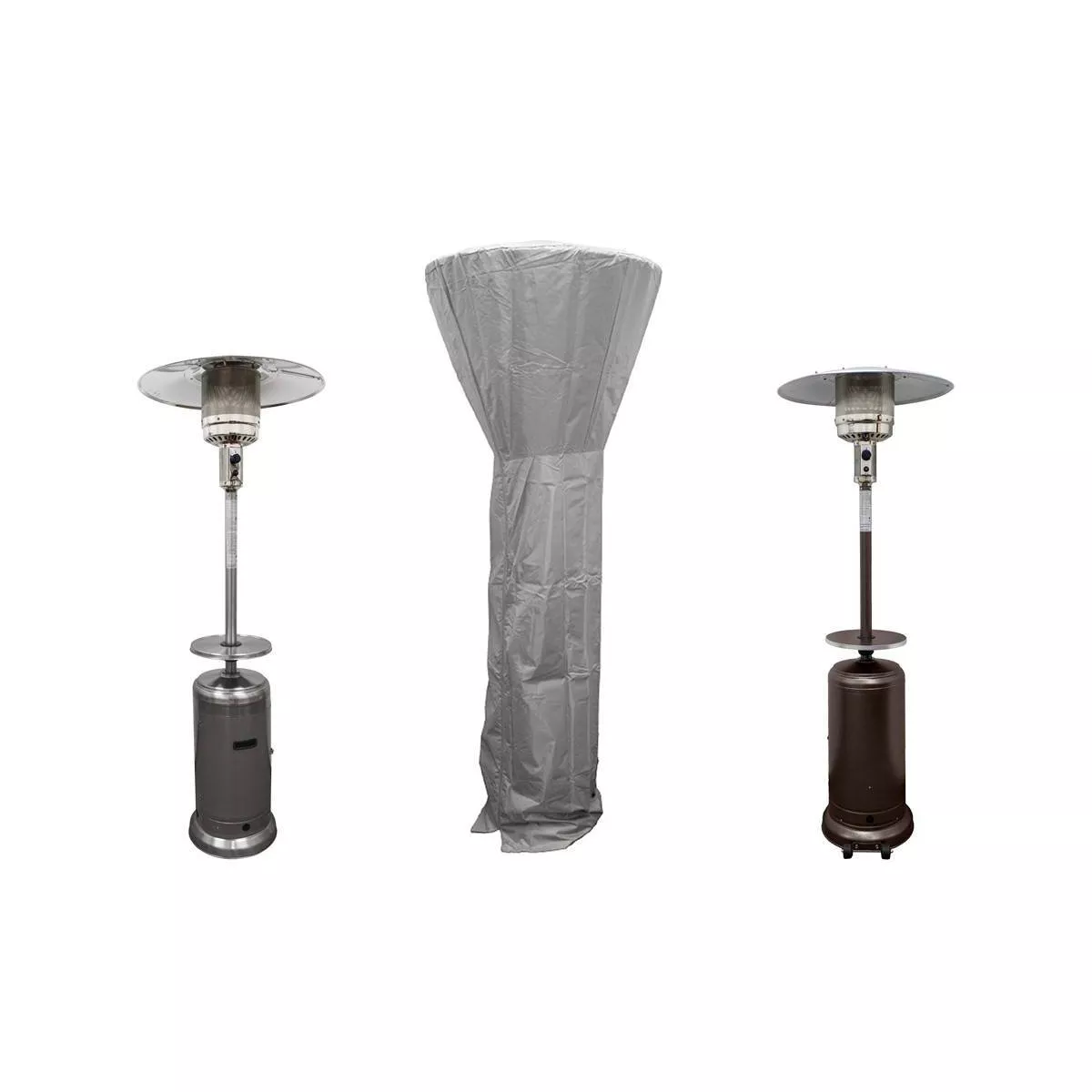 Tall Patio Heater Cover - Silver - AZ Patio Heaters