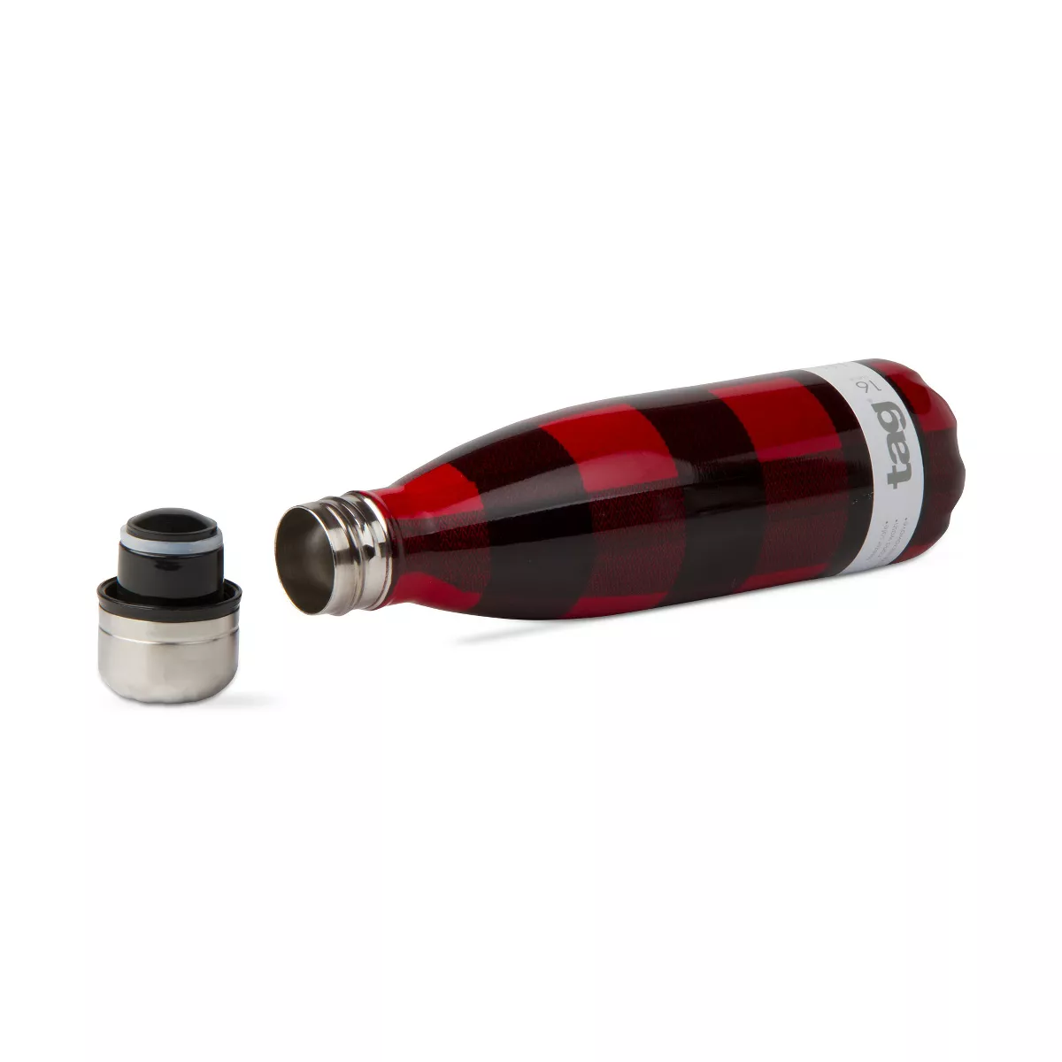TAG Buffalo Check 16Oz Stainless Steel Bottle