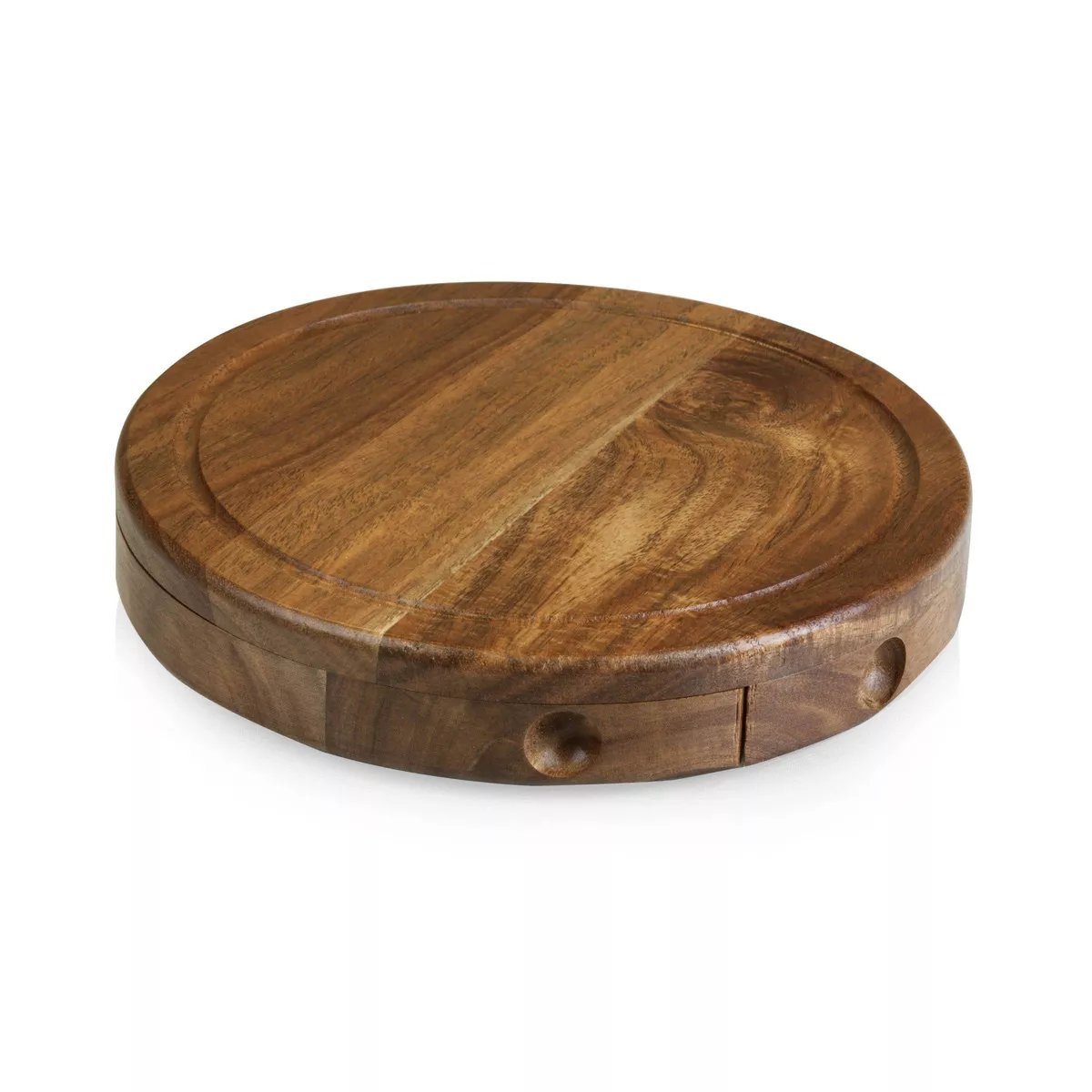 Acacia Round Cheese Board Set - Picnic Time