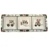 Tabletop 6.0" I Believe 3-Section Dish Christmas Santa Laurie Furnell Cosmos Gifts Corp. - Serving Bowls