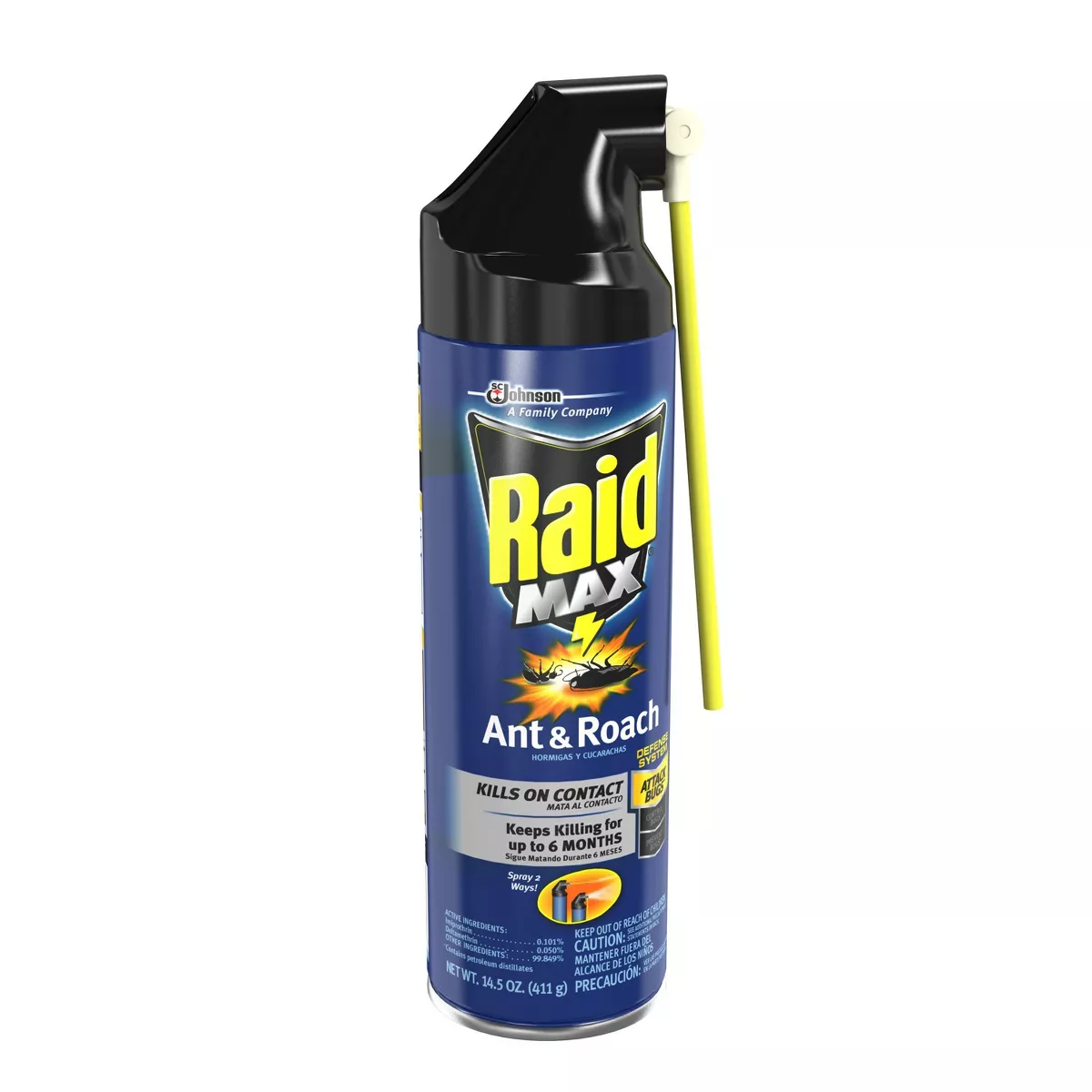 Raid Max Ant & Roach Killer Spray - 14.5oz/1ct