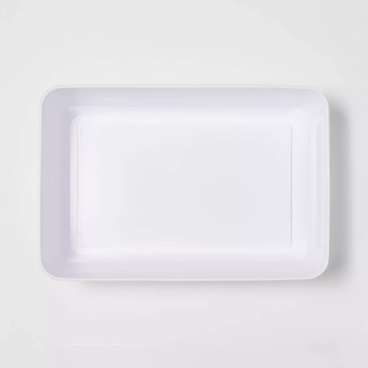 2pk Large Storage Trays White - Room Essentials™