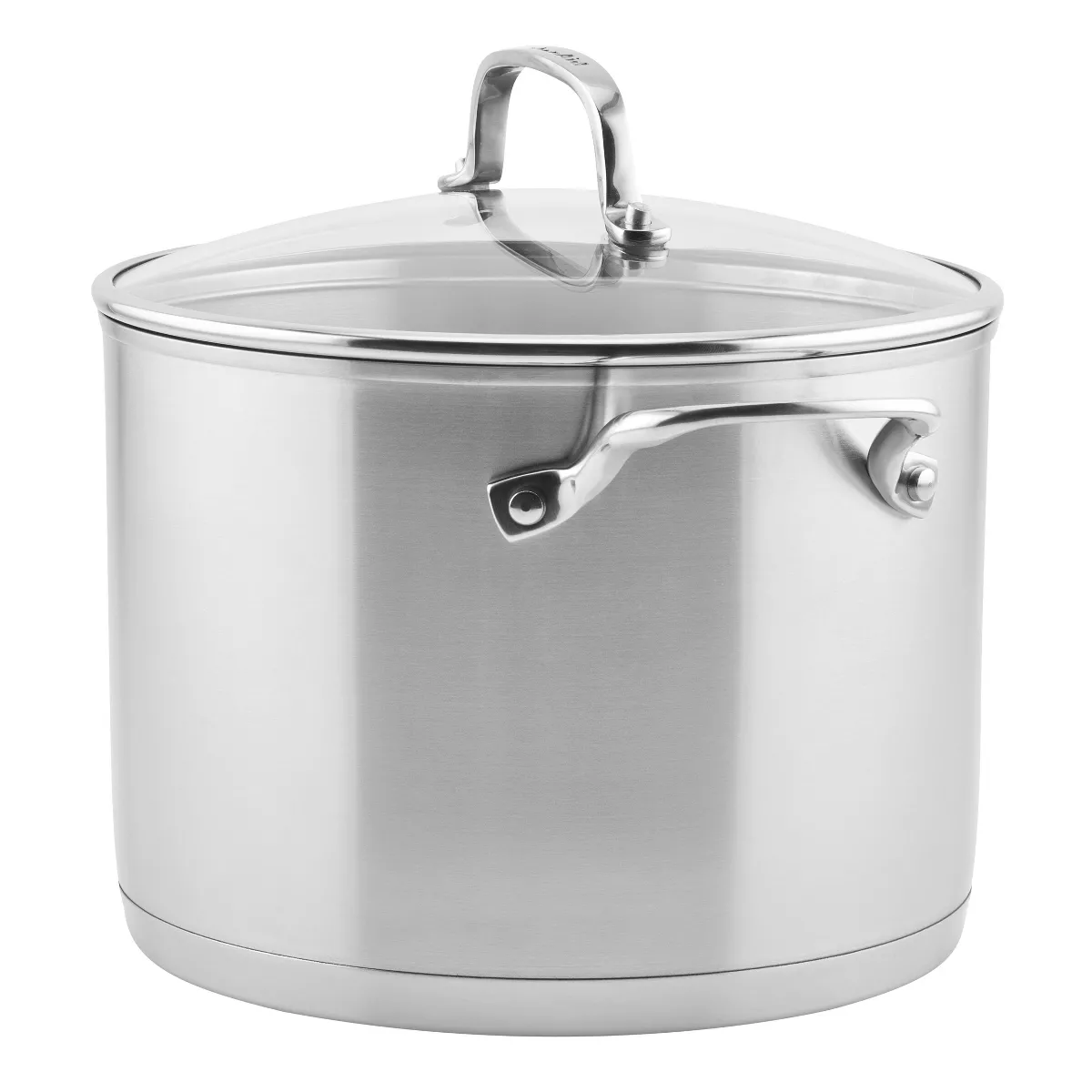 KitchenAid 3-Ply Base Stainless Steel 8qt Stockpot with Lid