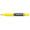 Avery Marks-A-Lot Large Desk-Style Permanent Marker Chisel Tip Yellow Dozen 08882