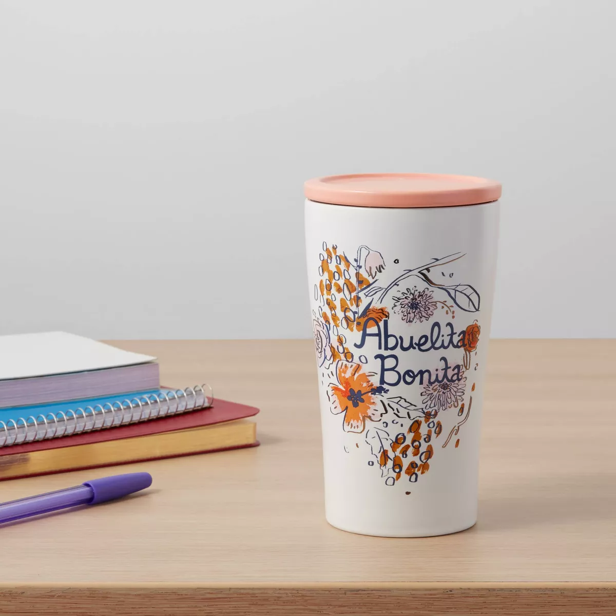 10oz Stoneware Abuelita Bonita Tumbler with Lid - Opalhouse™