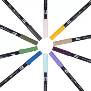 Tombow 10ct Dual Brush Pen Art Markers - Desert Flora