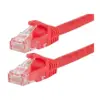Monoprice Cat5E Ethernet Patch Cable - 1 Feet - Red | Network Internet Cord - Snagless RJ45, Stranded, 350Mhz, Utp, Pure Bare Copper Wire, 24Awg -