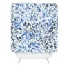 Ninola Design Flowers and Plants Ivy Shower Curtain Blue - Deny Designs