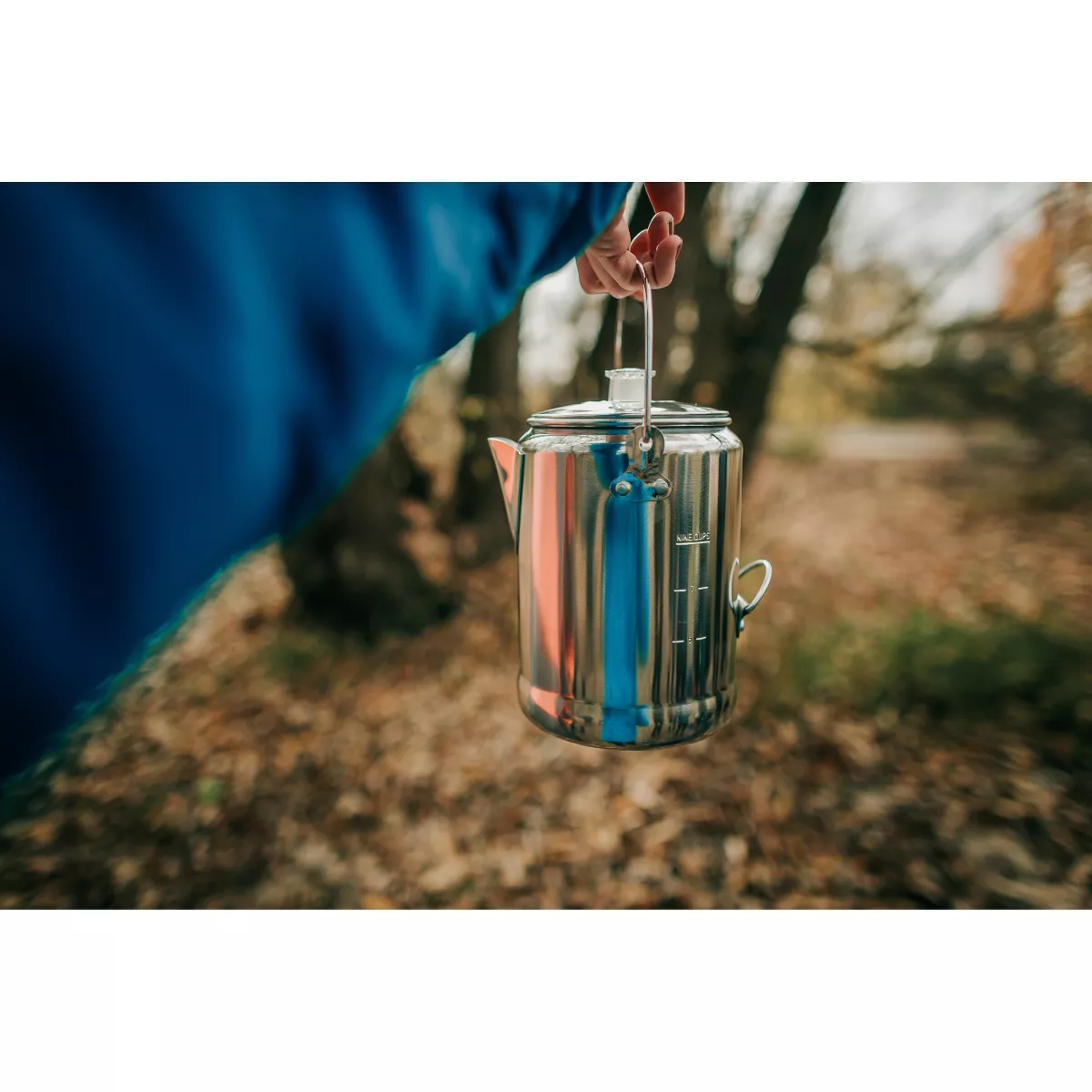 Stansport Aluminum Percolator Coffee Pot 9 Cup