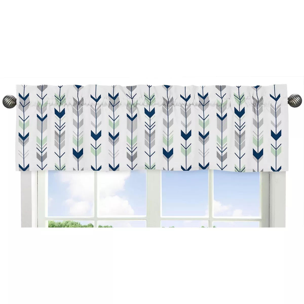 Navy & Mint Mod Arrow Comforter Set (Twin) - Sweet Jojo Designs