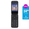 AT&T Prepaid Alcatel SMARTFLIP Phone (4GB) - Black