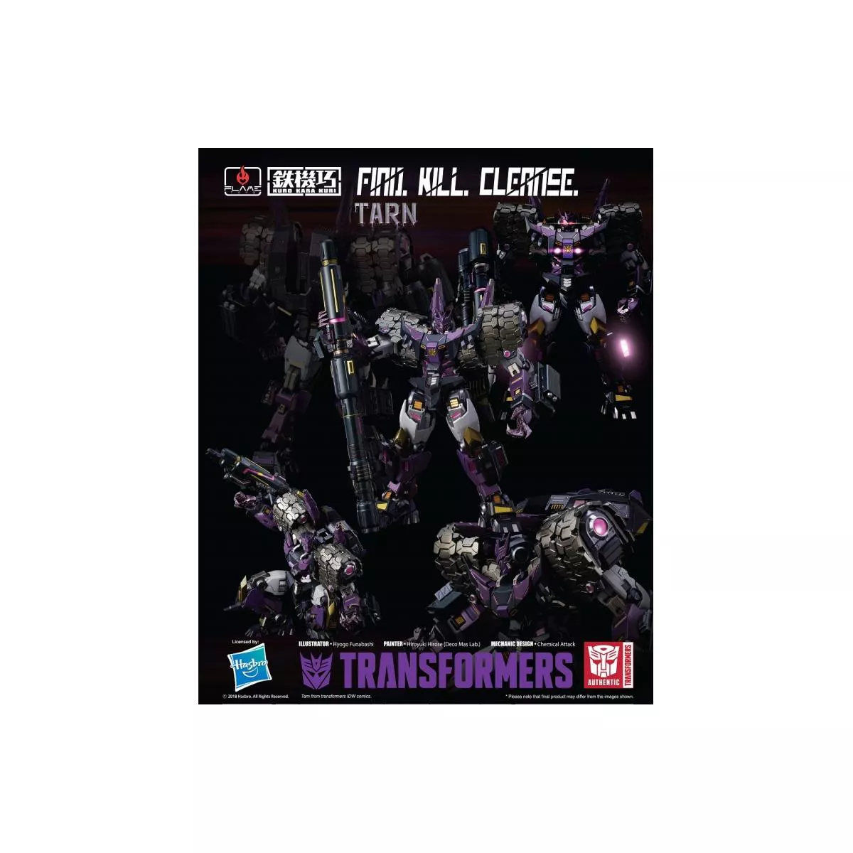 02 Tarn | Transformers Kuro Kara Kuri | Flame Toys Action figures