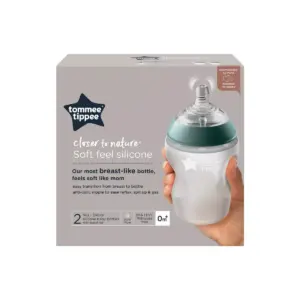 Tommee Tippee Closer to Nature Silicone Baby Bottle - 9oz