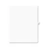 Avery-Style Legal Exhibit Side Tab Divider Title: 62 Letter White 25/Pack 01062