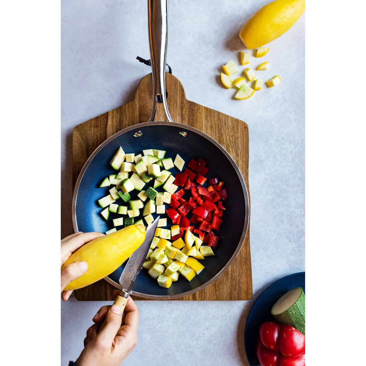 Granitestone Blue 5pc Cookware Set