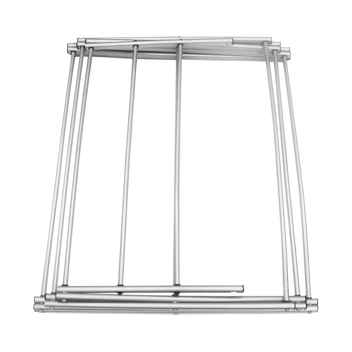 Sunbeam 3 Tier Rust-Proof Enamel Coated Steel Collapsible Clothes Drying Rack, Grey