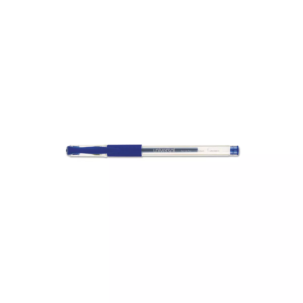 UNIVERSAL Roller Ball Stick Gel Pen Blue Ink Medium Dozen 39511