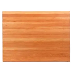 John Boos 24 Inch Wide 1.5 Inch Thick Reversible Cutting Board Block with Two Sided Hand Grips , 24 x 18 x 1.5 Inches, Cherry Wood
