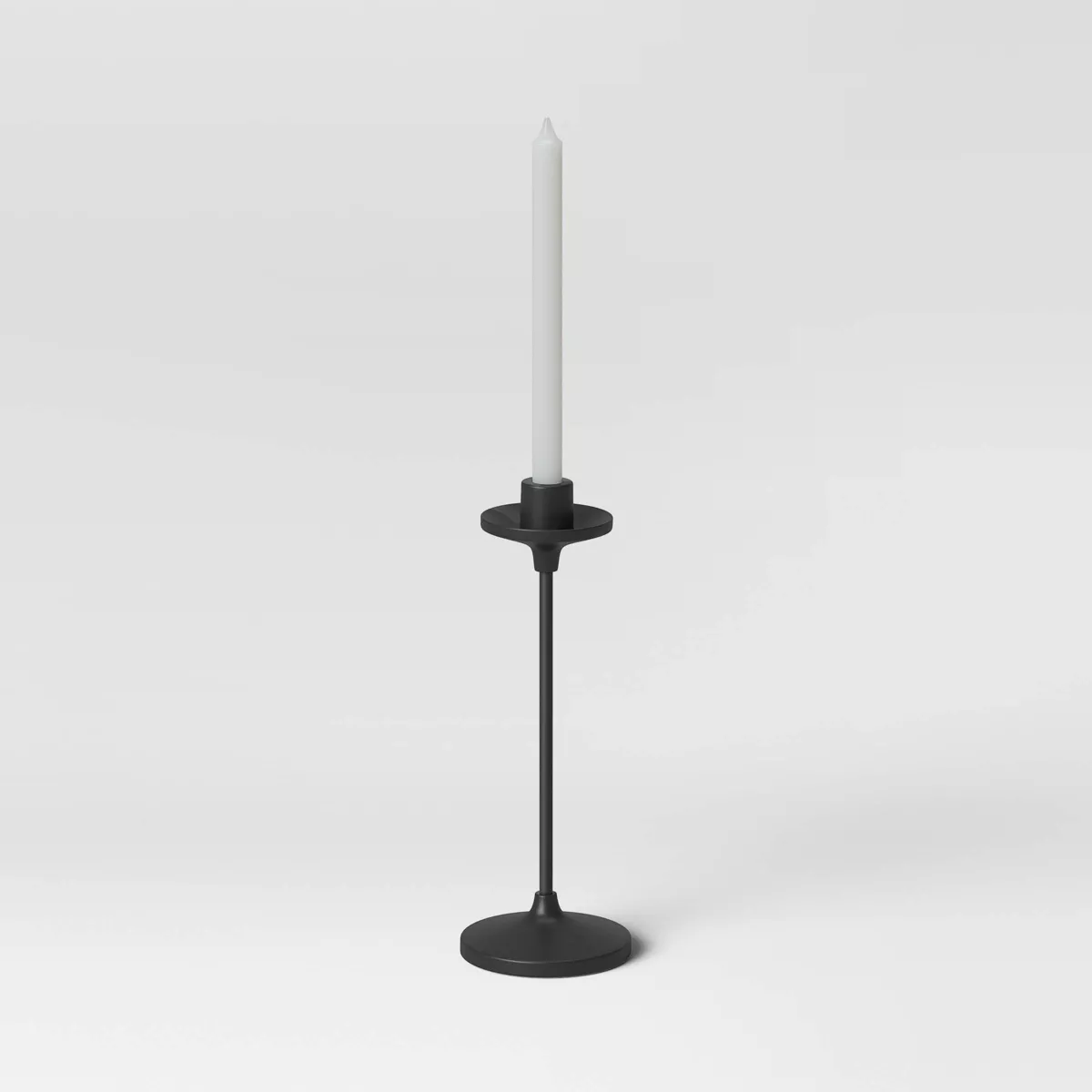 11"x4" Set of 3 Tapers Metal Candle Holder Black - Threshold™