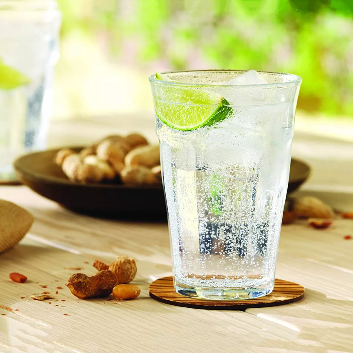Duralex Picardie 3.12 Ounce Clear Tempered Glass Stacking Drinkware Tumbler Drinking Glasses, Set of 12