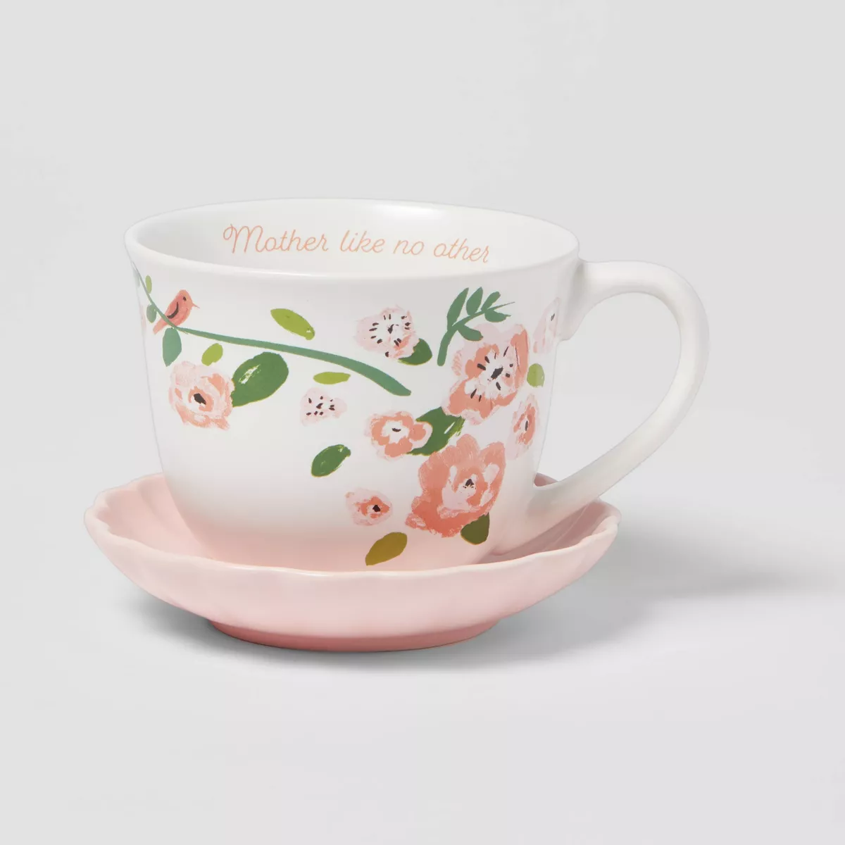 2pc Stoneware Mother Like No Other Cup and Saucer Set - Opalhouse™