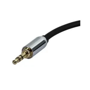Monoprice Audio Cable - 6 Feet - Black | 3.5mm Male Plug to 3.5mm Female Jack Extension Cable for Mobile, Gold Plated