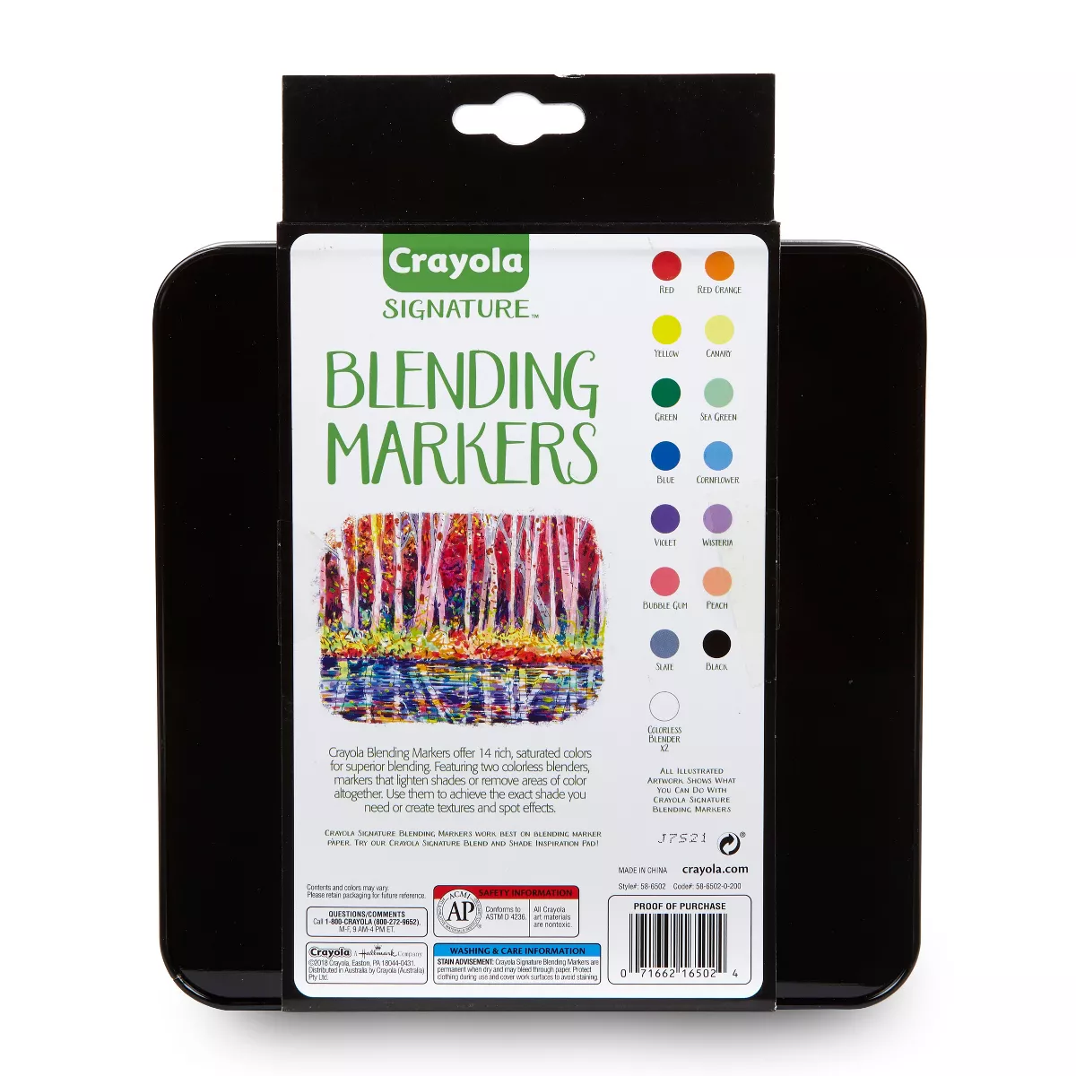 Crayola 16ct Blending Marker Kit with Case
