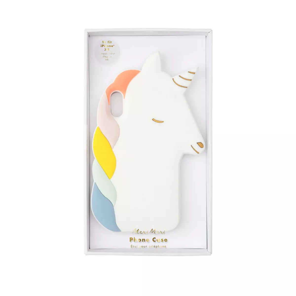 Meri Meri - Unicorn Soft Silicone Phone Case (to fit iPhone XR) - Electronics Cases - 1ct
