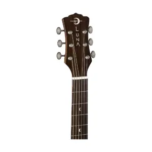 Luna Guitars Art Vintage Folk Acoustic Guitar Distressed Vintage Brownburst