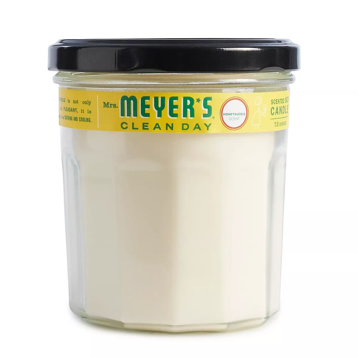 Mrs. Meyer's Honeysuckle Large Jar Candle - 7.2oz