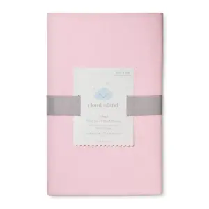 Fitted Playard Sheets Pink 2pk - Cloud Island™ Pink/Dark Pink