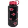 Just Funky Naruto Shippuden Akatsuki Red Clouds Plastic Water Bottle | Holds 32 Ounces