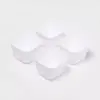 4pk Small Storage Trays White - Room Essentials™