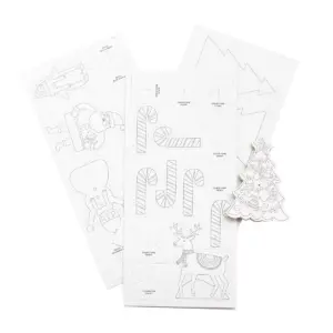 Color-Your-Own Corrugate Holiday Characters Kit - Wondershop™