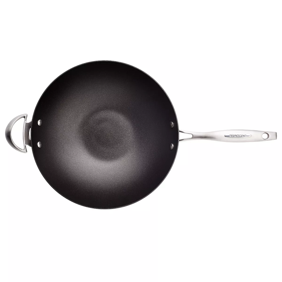 ScanPan PRO IQ Black Cast Aluminum 12.5 Inch Wok
