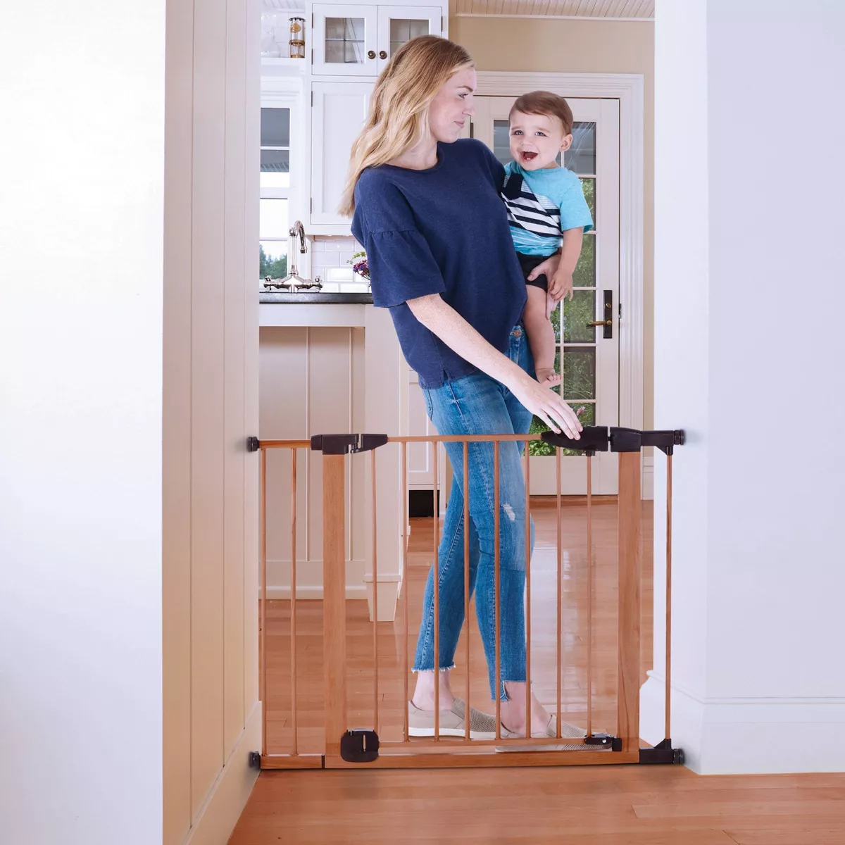 Toddleroo by North States Woodcraft Steel Auto Close Gate
