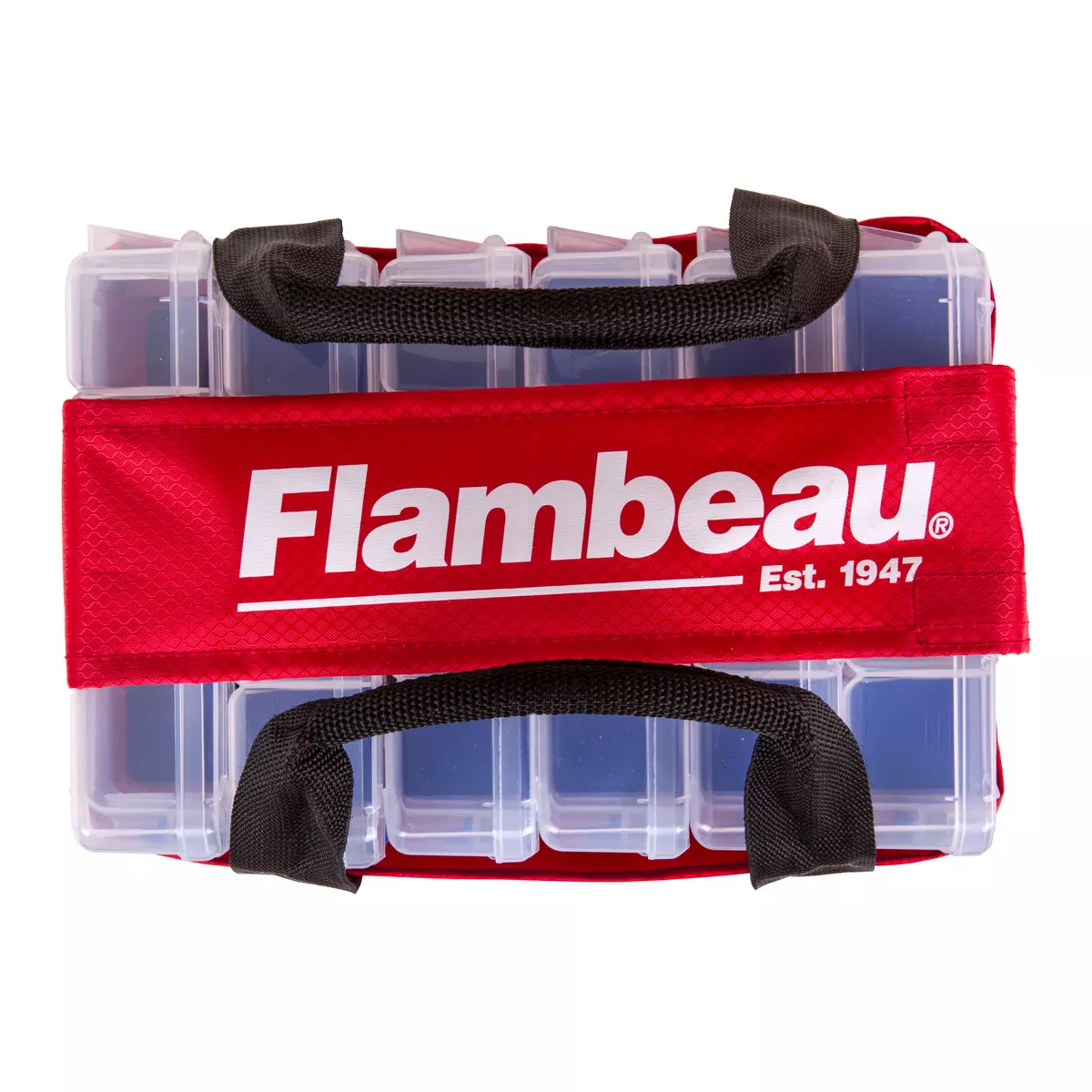 Flambeau Outdoors 4226TT Tuff Tainer 4000 Tote Bag With Mesh sidewall and Reinforced Stitching (Bag Only), Red
