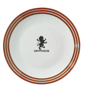 Seven20 Harry Potter Gryffindor 16-Piece Dining Set | Set Includes Plates, Bowls, & Mugs